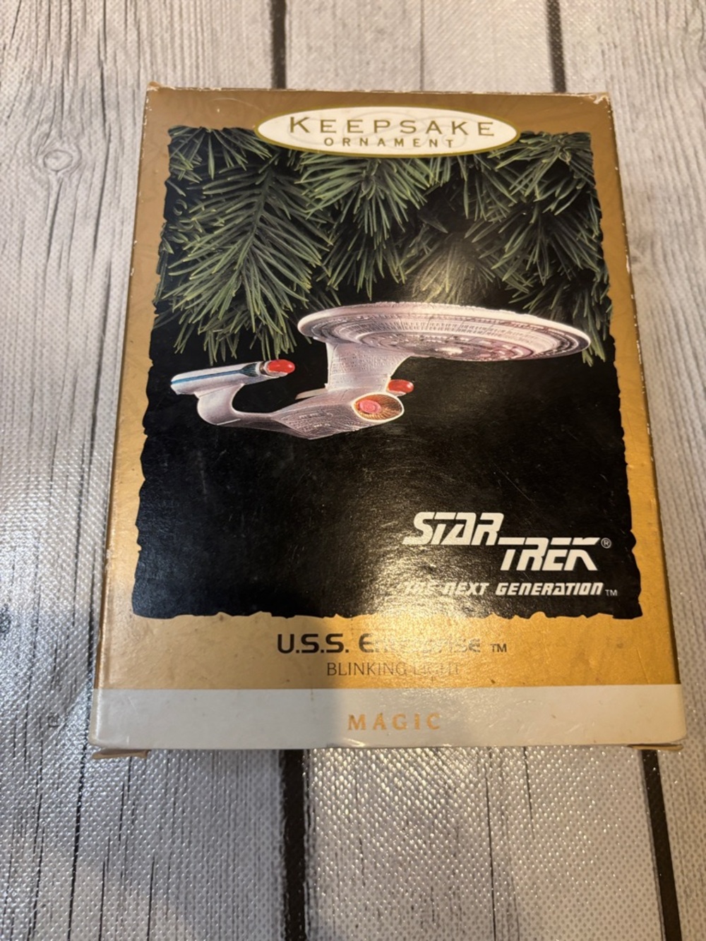 Hallmark Star Trek U.S.S. Enterprise Ornament - 1993 Magic Ornament